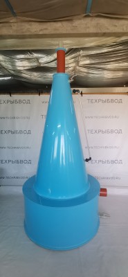 Кислородный конус 100 м³/ч, безнапорный, полипропилен
