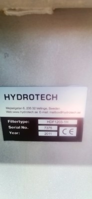 Механический барабанный фильтр Hydrotech HDF1203-1H
