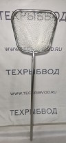Сачок для рыбы — прочный, из нержавеющей стали с нейлоновой дели