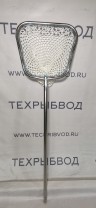 Сачок для рыбы — прочный, из нержавеющей стали с нейлоновой дели