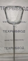 Сачок для рыбы — прочный, из нержавеющей стали с нейлоновой дели